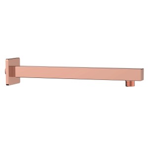 Braccio doccia t.b.t. oro rosa per montaggio soffione.