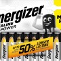 Energizer Alkaline Power AA batterie, confezione da 8. Batterie AA per dispositivi di uso quotidiano.