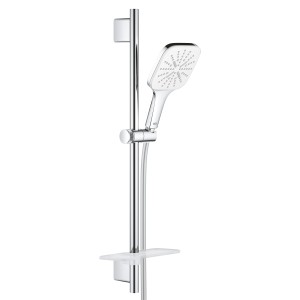 Grohe QuickFix Vitalio SmartActive 130 Cube set asta doccia con 3 getti, cromo.
