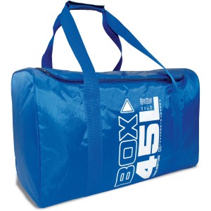 Borsa da viaggio/sportiva blu t.b.t. per campeggio e tempo libero.