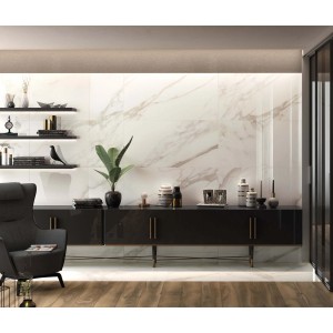 Piastrella in gres porcellanato Marmo Calacatta venato oro 60x120 cm 1,44 m²