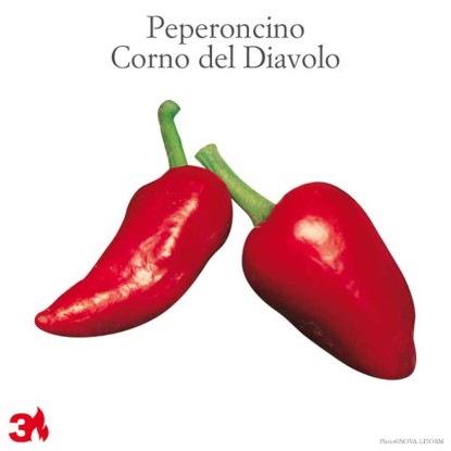 Peperoncino piccante Corno del diavolo vaso 14 cm