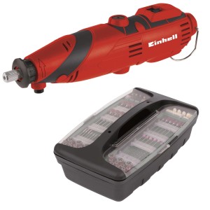 Einhell TC-MG 135 E utensile per levigatura e incisione con accessori in valigetta.