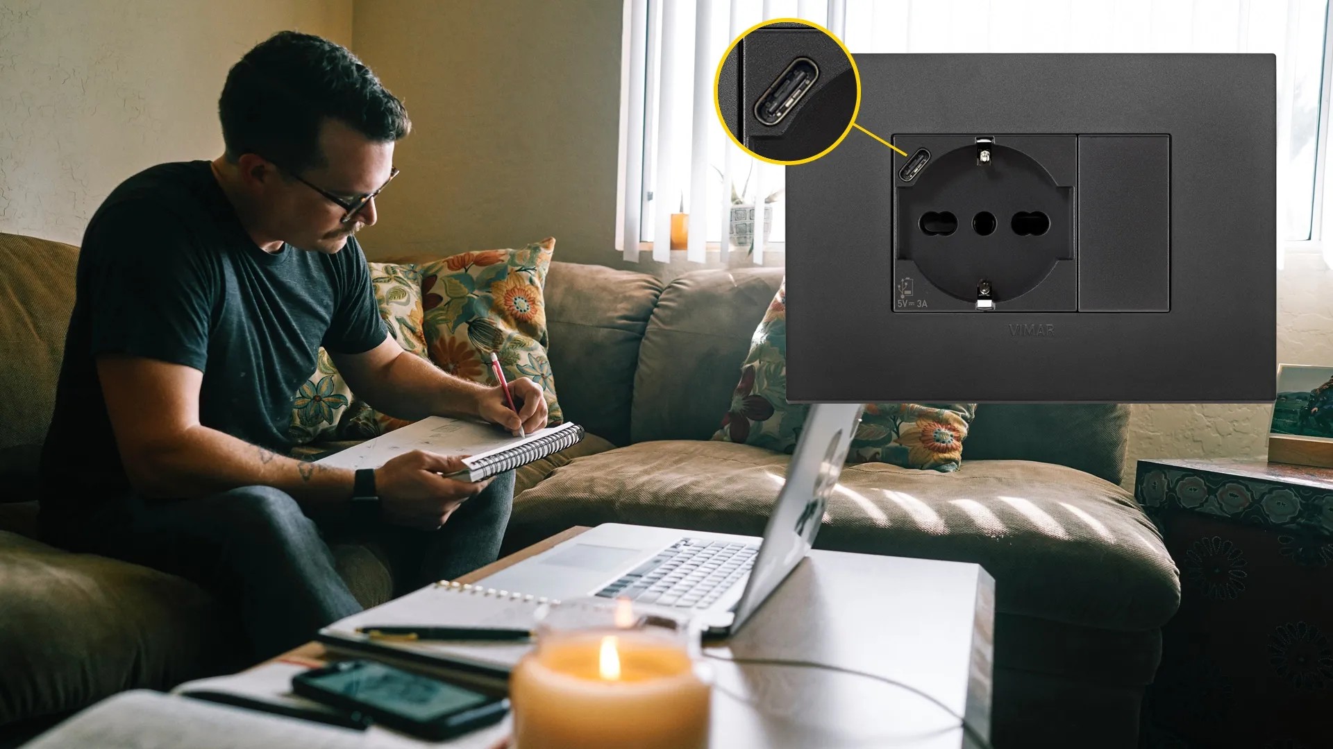 VIMAR Steckdose 2P+T 16A In Silber – Unterputz-Dosenstecker Für Haushalt Und Installation