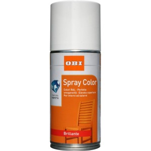 Spray colorato OBI Spray Color, ideale per verniciare e riparare interni ed esterni.