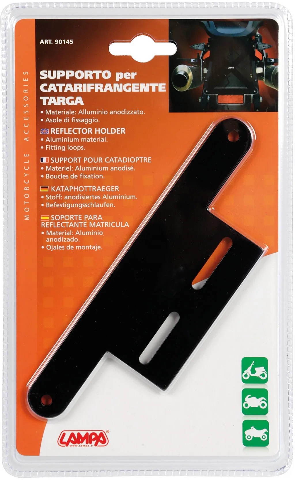 IBEX Portatarga Corto Con LED E Catarifrangente Per KTM 690 Duke/Duke R/SM/SMR (2007-2012) – ABE Libero, Cromato
