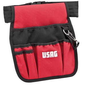 Marsupio portautensili rosso USAG per cintura, categoria cinture e borse da lavoro.