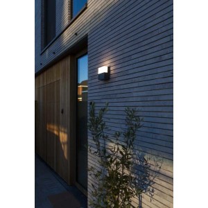 Applique LED da esterno in alluminio 17 W 140x140x70 cm