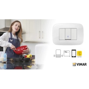 Deviatore connesso IoT Vimar Arké View Wireless bianco