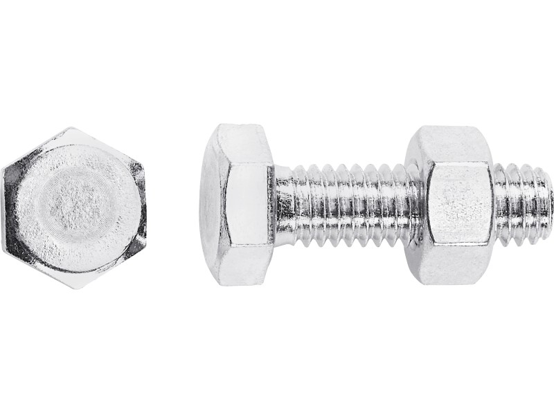 Viti Grondaie Zincate Bulloni Per Tetti M6 X 80 Mm Zincati - Con - Foto 13