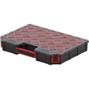 Organizzatore per utensili Kistenberg Tager Carbo, sistema di stoccaggio con coperchio trasparente.