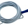 Sonda sturatubi LUX Classic, lunghezza 10 m, con manico blu per tubi da 30-50 mm di diametro.