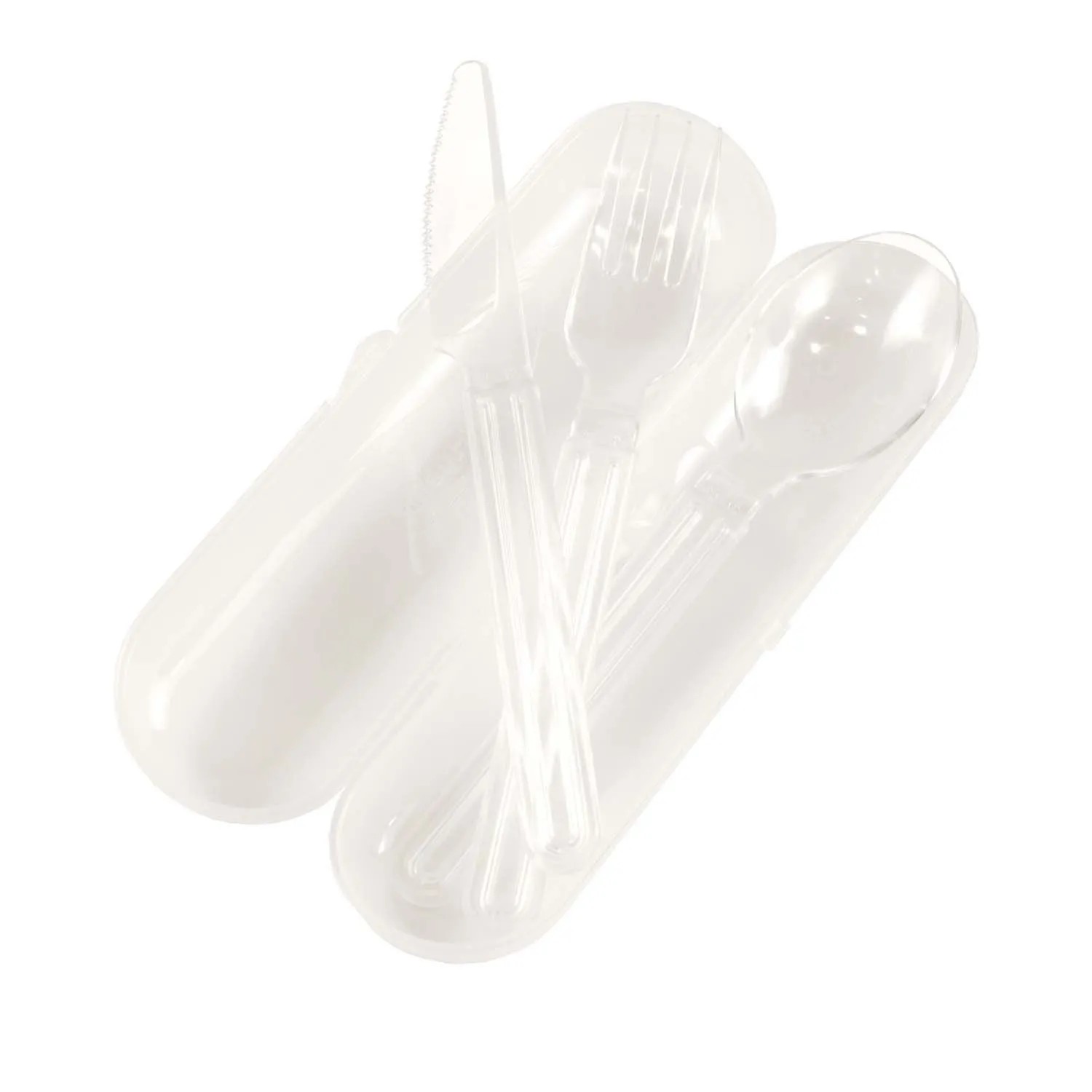 Set posate con custodia Foody colori assortiti