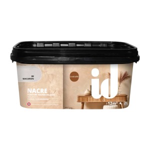 Pittura decorativa effetto t.b.t. Nacre Macaron, barattolo da 2L.