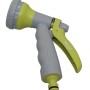 Pistola per irrigazione giallo-grigia. Modalità di spruzzo regolabili.