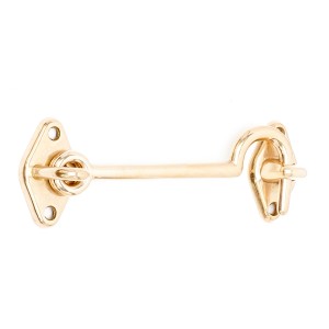 Gancio per finestra/cancello in metallo dorato (t.b.t.).