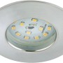 Briloner LED faretto da incasso Attach, set da 1, alluminio, spot rotondo rigido per interni.