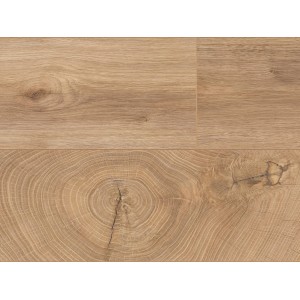 Pavimento laminato Excellent Plus Eiche Fresco Lodge, spessore 8 mm, con struttura in legno autentica e scanalatura a V.