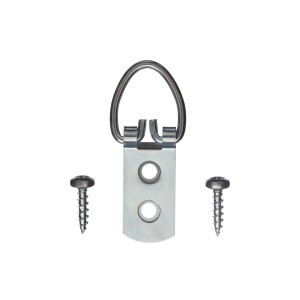 Set ganci per quadri con viti per cornici.