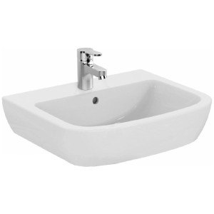 Lavabo bianco t.b.t. con rubinetto, categoria Lavandini.