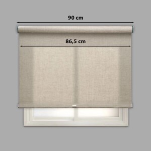 Tenda a rullo Berlin filtrante 90x250 cm beige