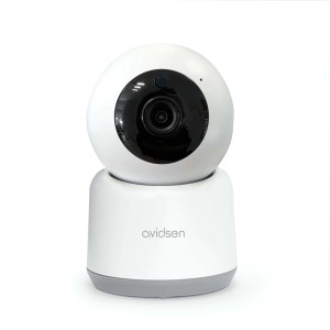 Telecamera di sorveglianza Avidsen, telecamera IP bianca per videosorveglianza.
