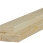 Listelli in legno piallato, colore legno chiaro, per interni e progetti fai-da-te.