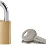 Lucchetto t.b.t. color ottone con chiave.