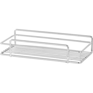 Cesto a filo cromato Fregate, 60x260x138mm, per montaggio a parete in bagno o doccia.