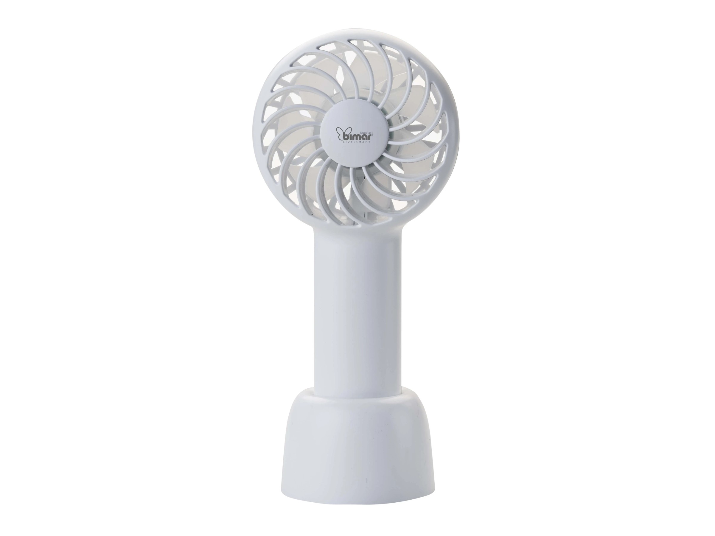 Mini Ventilatore USB Da Tavolo Silenzioso 10,2 Cm - 2 Velocità - Bianco - 4