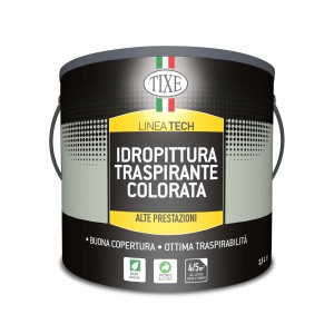 Barattolo di pittura per interni TIXE, traspirante, colorata. Adatta per pitture interne colorate.