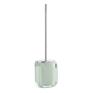 Set WC t.b.t. Scopini: scopino con contenitore color menta e manico cromato.