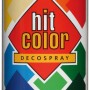 Bomboletta spray gialla Hit Color per vernici colorate.