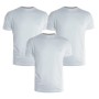 Set di tre t-shirt bianche t.b.t. per abbigliamento da lavoro.