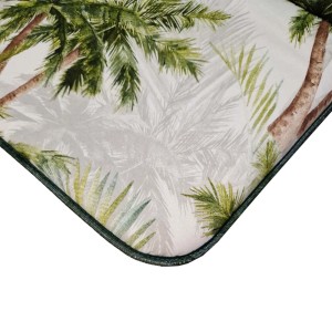 Cuscino da esterno t.b.t. con motivo a palme.