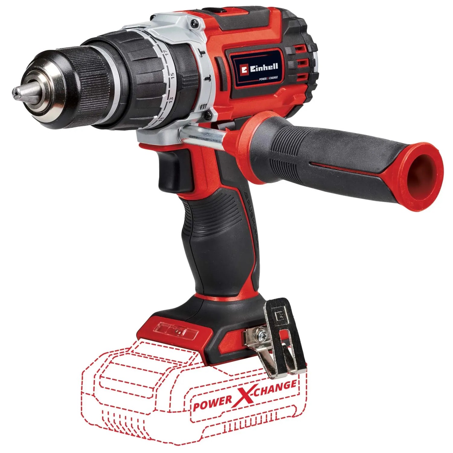 Einhell Trapano avvitatore a percussione a batteria TP-CD 18/60 Li-i BL Solo (senza batteria/caricabatterie)