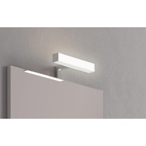 Moderna luce LED bianca per specchio, accessorio per specchi.