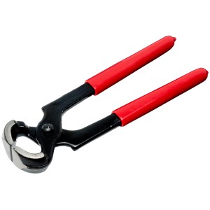Tronchese frontale da 180 mm con manici in plastica rossa. Pinze per artigiani e amanti del fai da te.