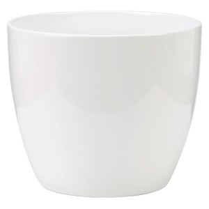Vaso per piante bianco Scheurich 920, Ø 14 cm, in ceramica, per interni.