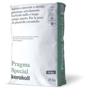 Colla per piastrelle adesivo minerale Special 25 kg grigio