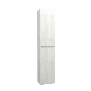 Mobile colonna per bagno in legno chiaro. Arredo bagno per il design del bagno.