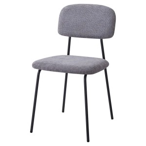 Sedia Brenda in tessuto grigio 45x44x82 cm