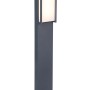 Moderna lampada da vialetto a LED Qubo di Lutec per giardino e vialetto.
