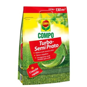 Concime per prato Compo Turbo semi per il prato 2,6 kg