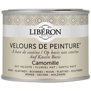 Idropittura lavabile Velours de Peinture Liberon Camomille 0,125 L