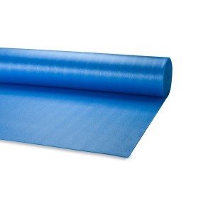 Sottopavimento t.b.t. blu per pavimenti, arrotolato.