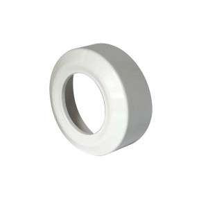 Raccordo HT bianco per tubi di scarico.