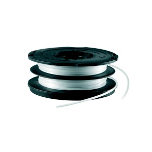 Bobina di ricambio Black+Decker A6495 con filo per tagliaerba, 2x6m.