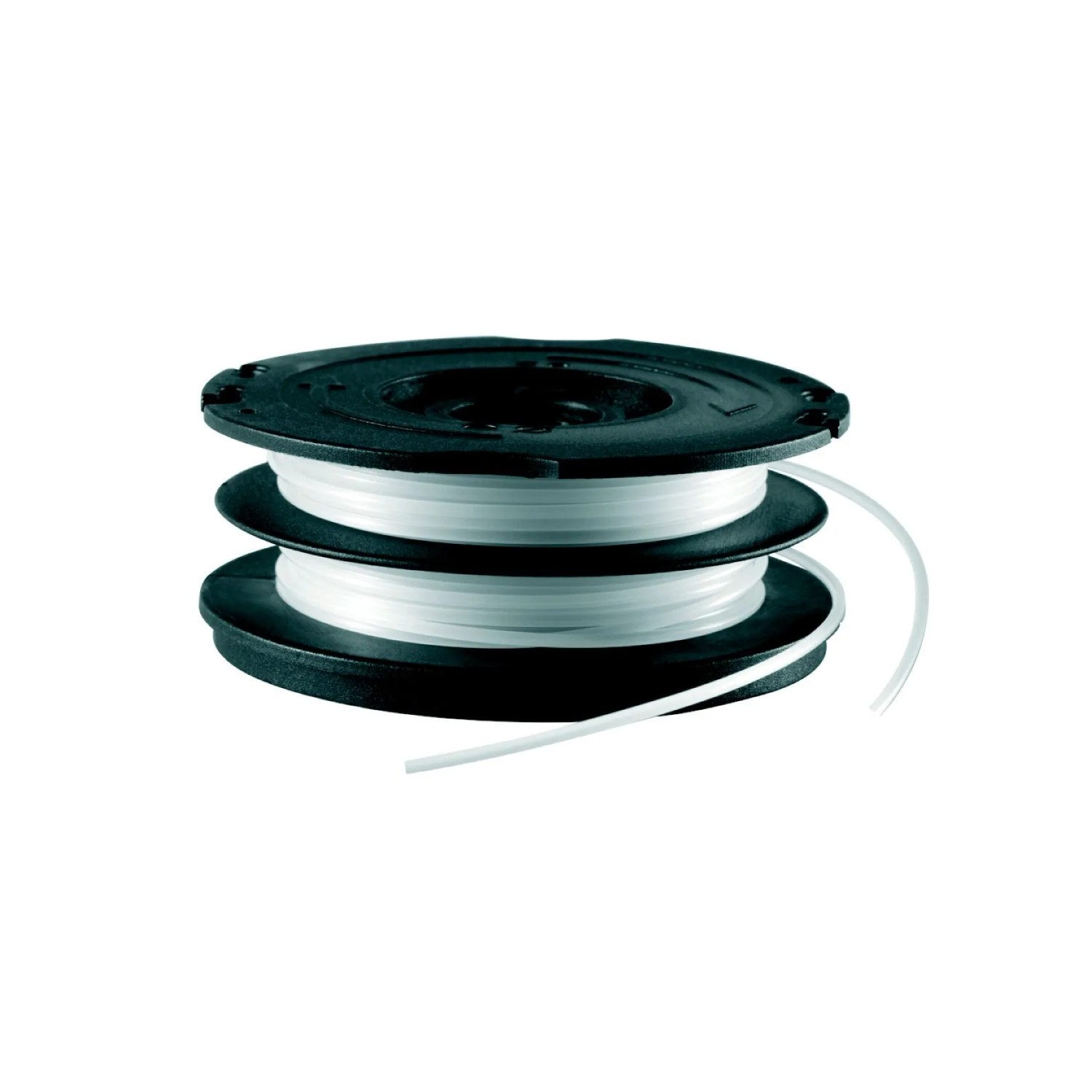 Bobina di ricambio Black+Decker A6495 con filo per tagliaerba, 2x6m.