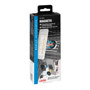 Confezione di un supporto magnetico per telefono Magneto per bocchette d'aria auto. Accessorio auto.